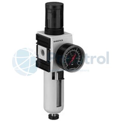 AVENTICS - R412007201 - Filter pressure regulator, Series AS3-FRE  (AS3-FRE-G038-GAU-080-PBP-AO-05.00) - Valves Direct