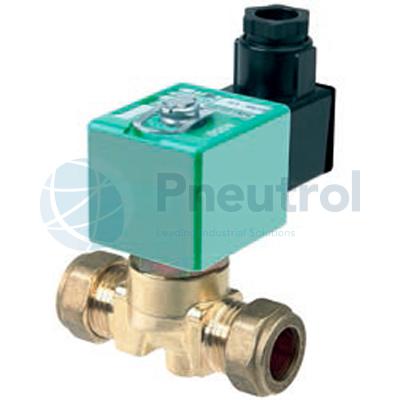 Series 262 ASCO WRAS Approved Solenoid Valves with 15mm Compression Fitting