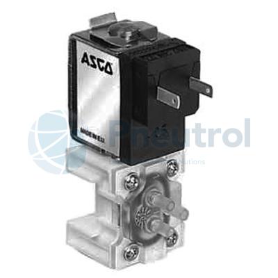 Series 110 - ASCO 2/2 - 3/2 Miniature Solenoid Valves With Hose Connections