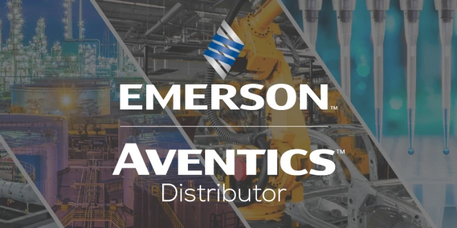 Emerson's innovative pneumatic solutions from AVENTICS ensure precise and long-lasting operation in your machine automation applications.